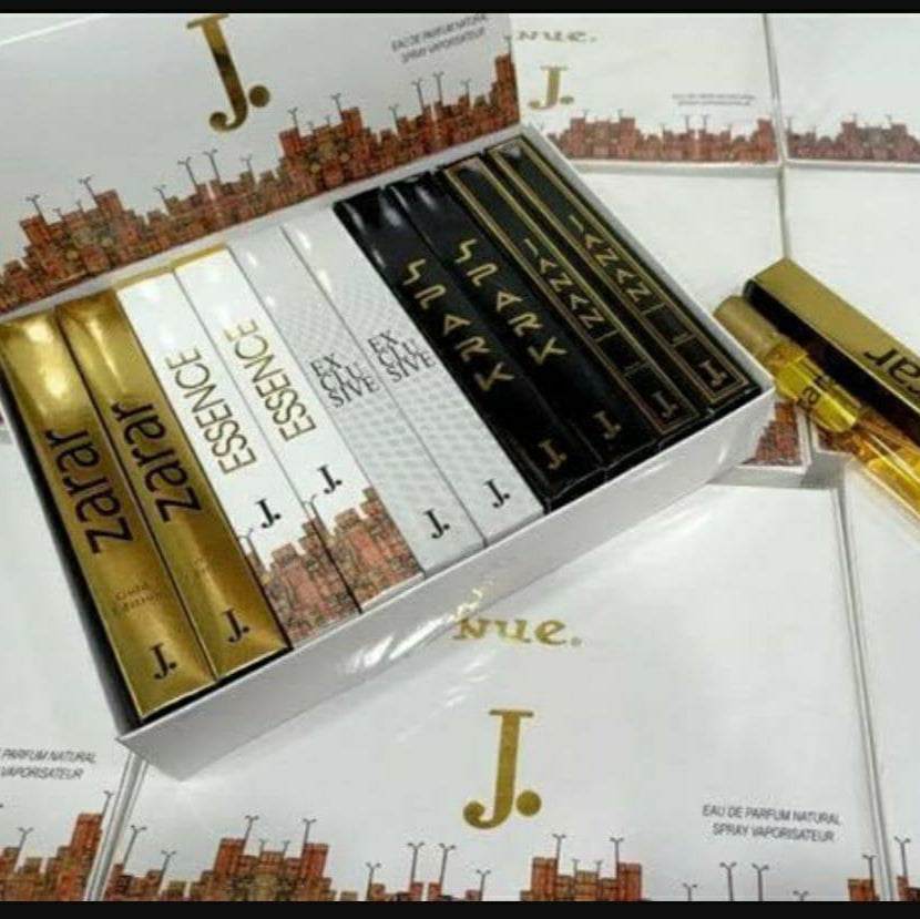 Unisex Long Lasting Pocket Perfume - Pack of 4