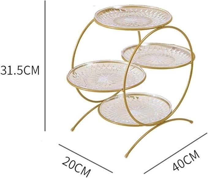 Elegant Golden Metal Furit Basket