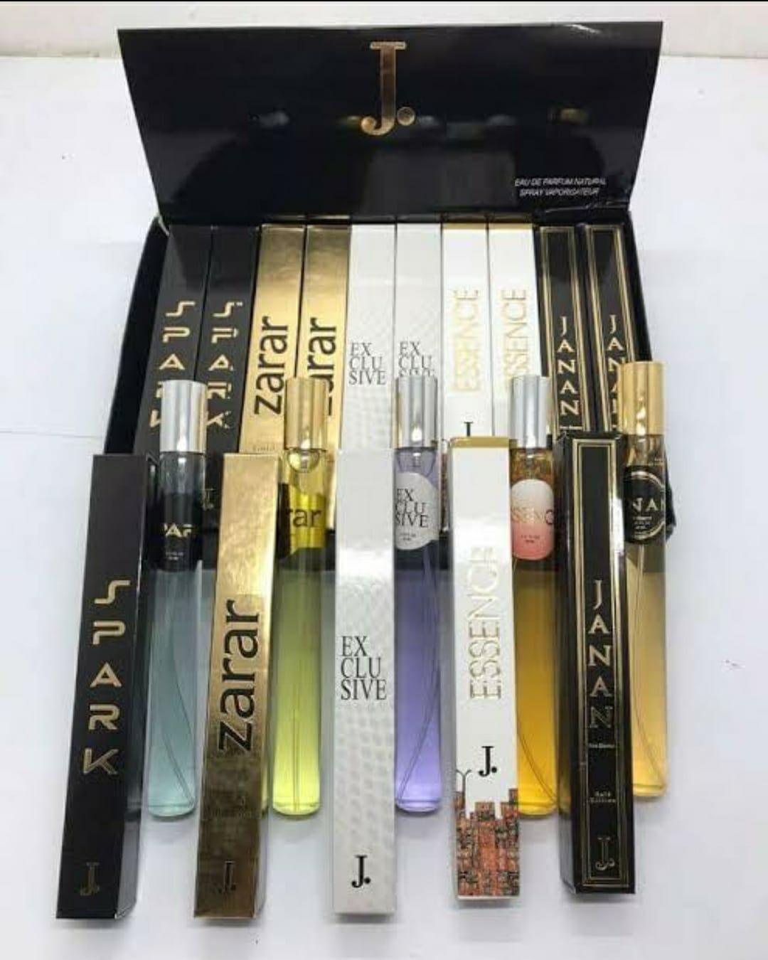 Unisex Long Lasting Pocket Perfume - Pack of 4