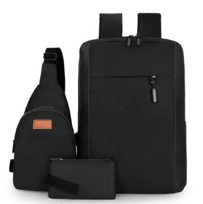 Multipurpose Laptop Bag With USB Port - Pack Of 3